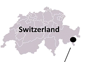 Map of switzerland