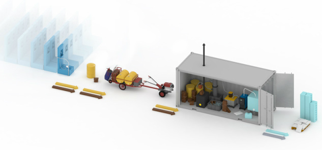 Blue Diversion Sanitation System