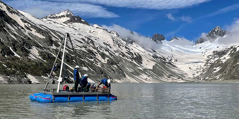 Coring Oberaarsee © Nathalie Dubois