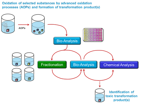 Image: effect directed approach to identify toxic degradation products