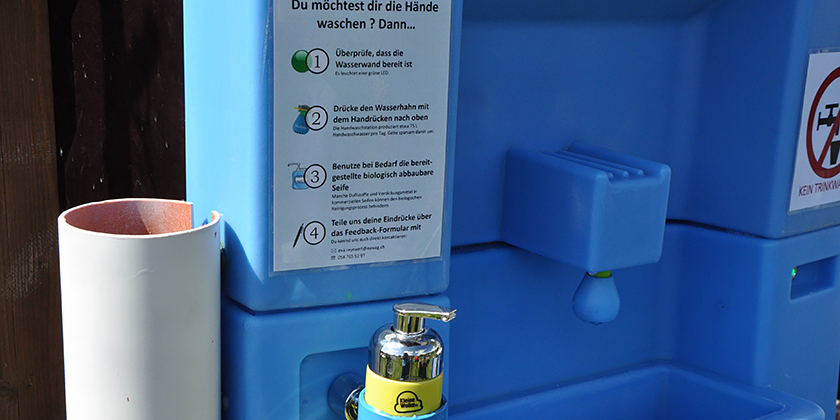 Grauwasserwiederverwendung an der Eawag