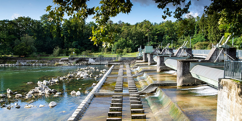 Aarau hydroelectric power station. (Photo: Nicola Pitaro)