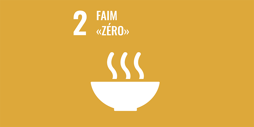 Objectif 2 – Faim «zéro»