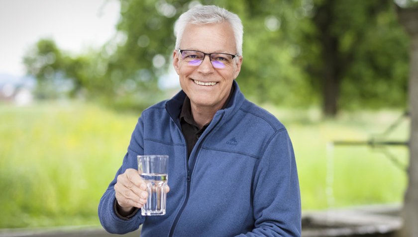 Michael Berg, Geochemiker und stellvertretender Leiter der Abteilung Wasserressourcen und Trinkwasser, hat den Infotag 2025 mitkonzipiert. (Foto: Alessandro Della Bella, Eawag)
