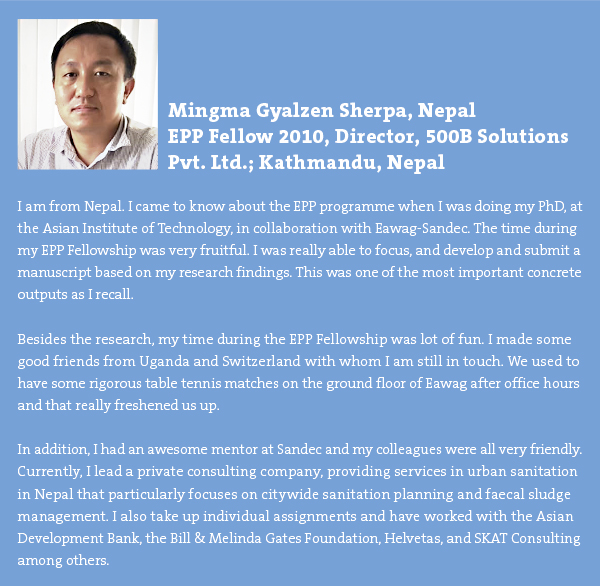 EPP Fellow Mingma Gyalzen Sherpa EPP Fellow Mingma Gyalzen Sherpa