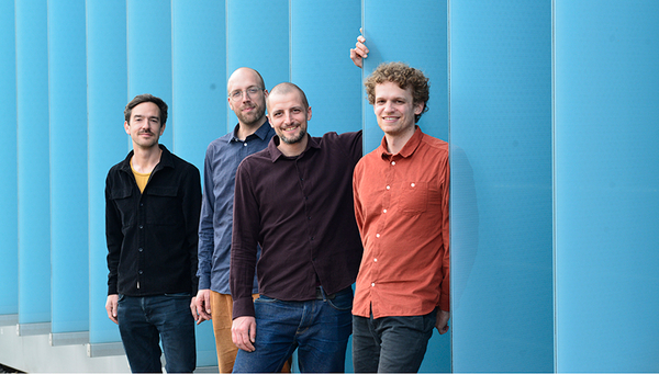 The four founders of the Eawag spin-off (Photo: Eawag, Peter Penicka)