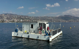 The study is an important step in monitoring the health of a large lake like Lake Geneva, which plays a central role in the ecosystem and provides people living in the surrounding area with part of their drinking water. (Photo: Claudia Ofelio)