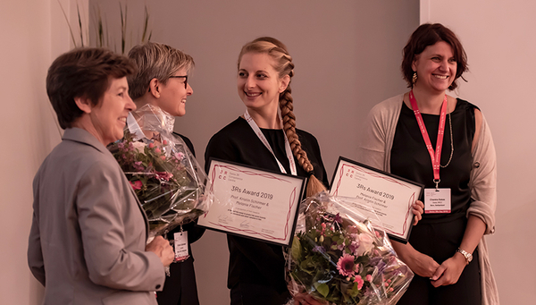 Kristin Schirmer (zweite von links) und Melanie Fischer (zweite von rechts). (Foto: Swiss 3R Competence Centre)