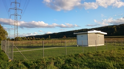 Pumpbrunnen und Grundwasserschutzzone S1 in Dübendorf, Foto: Karin Kiefer, Eawag