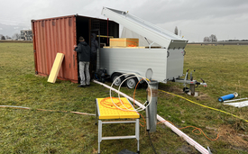 An solchen Brunnen auf dem Vorland wurde das Grundwasser hochgepumpt und analysiert. (Foto: Int. Rheinregulierung)