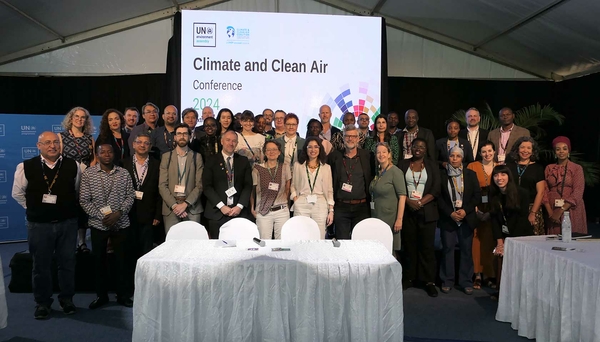 La Conferenza sul clima e l'aria pulita, che si è svolta a Nairobi dal 21 al 23 febbraio 2024 nell'ambito della sesta sessione dell'Assemblea delle Nazioni Unite per l'Ambiente, ha riunito i principali responsabili politici e pratici di tutto il mondo per discutere le questioni urgenti relative al clima e alla qualità dell'aria. (Foto: CCAC)