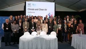 Auf der Konferenz Climate and Clean Air, die vom 21. bis 23. Februar 2024 in Nairobi im Rahmen der sechsten Sitzung der Umweltversammlung der Vereinten Nationen stattfand, kamen führende Entscheidungsträgerinnen und Entscheidungsträger aus Politik und Praxis aus aller Welt zusammen, um drängende Fragen des Klimas und der Luftqualität zu erörtern. (Foto: CCAC)
