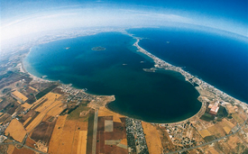 The “Mar Menor” in the Spanish province of Murcia is Europe’s largest salty inland water body. Photo: Ayuntamiento Cartagena