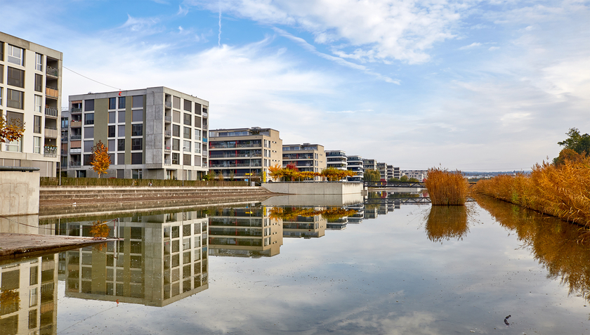 So far, insufficient thought has been given to the synergies between various blue-green elements and their multifunctional effects (Photo: Max Maurer, Eawag).