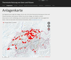 Webseite zum Projekt Thermdis