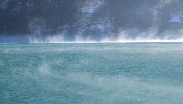 Les lacs conservent de grandes quantités de chaleur. (Photo : Eawag)