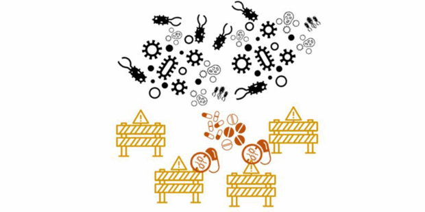 Is microbial biodiversity an effective barrier against the spread of antibiotic resistance? 