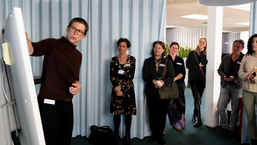 ‘Eawag's AI models can predict the behaviour of new chemicals even during the development phase,’ explained Kathrin Fenner. (Photo: Luzia Schär)