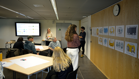 Workshop ‘Drawing out tensions: how cartoons can change Science–Policy dialogues’. (Foto: Peter Penicka)