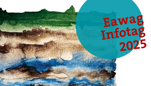 «Grundwasser – die Ressource Trinkwasser nutzen und schützen» ist das Thema des Eawag Infotages 2025. (Grafik: grafikvonfrauschubert, Eawag)