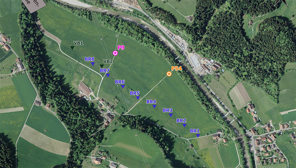 Studienobjekt Trinkwasser aus dem Emmental: Die Grundwasserfassungen in Aeschau in Emmental. (Illustration: Andrea Popp)