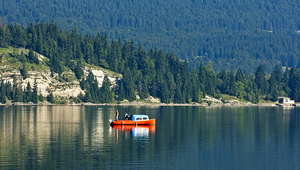 Fig. 1: The landscape of the Joux Valley (Canton Vaud) is today dominated by the lake and extensive woodlands. (Photo: Günter Fischer/Chromorange)