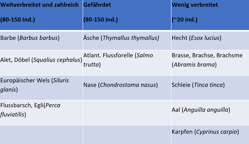 Tabelle 1 