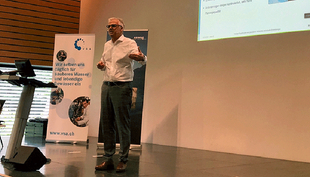 Managing Director Klaus Alt, Hydro-Ingenieure GmbH, Düsseldorf: "GAK filtration in boiler design is a cost-effective and, above all, very flexible solution for implementing trace substance elimination at WWTPs." Photo: Marc Böhler