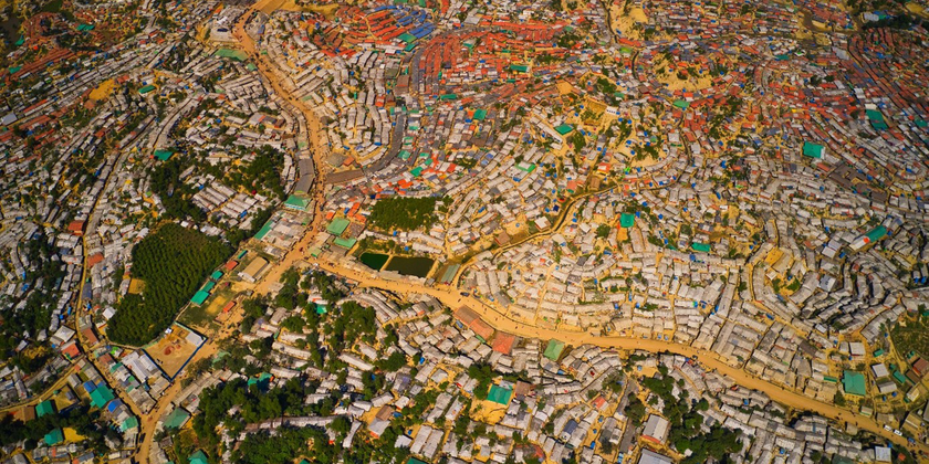 Kutupalong Rohingya refugee camp near Cox's Bazar, Bangladesh. Azim Khan Ronnie / Alamy Stock Photo