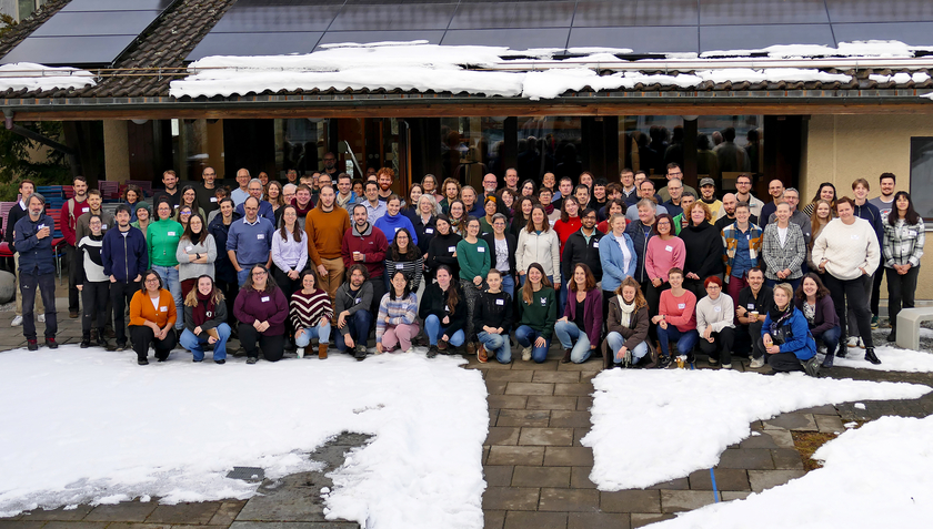 Der Biodiversity Research Day an der WSL in Birmensdorf brachte Biodiversitätsforschende von WSL und Eawag zusammen. (Foto: Beate Kittl, WSL)