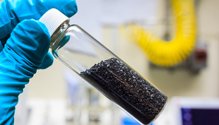 Post-treatment of wastewater following ozonation with fresh granulated activated carbon results in significant additional purification performance. (Photo: Eaum M/Shutterstock)