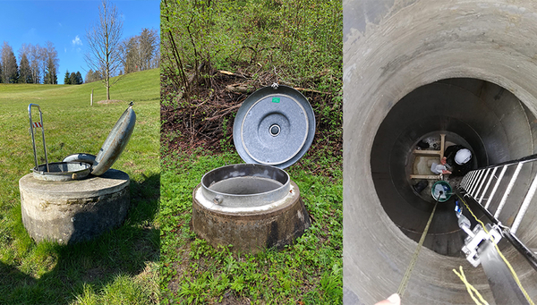 The groundwater samples examined by the researchers come from 20 different wells in the catchment basin of the river Töss in North-Eastern Switzerland. These wells are located either in forested or in agriculturally used areas. (Photo: Eawag, Angela Studer).