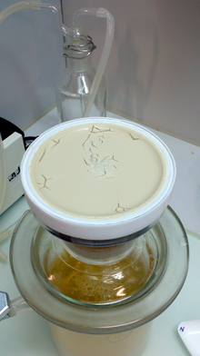 Filtration of stabilised fresh urine Filtration of stabilised fresh urine
