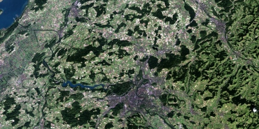 Bern, Switzerland, satellite image