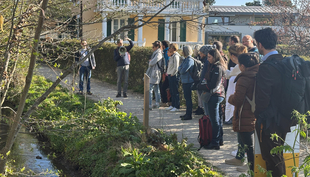 Excursion during the workshop on urban development and biodiversity with experts from cantons and municipalities. (Photo: Tural Aliyev)