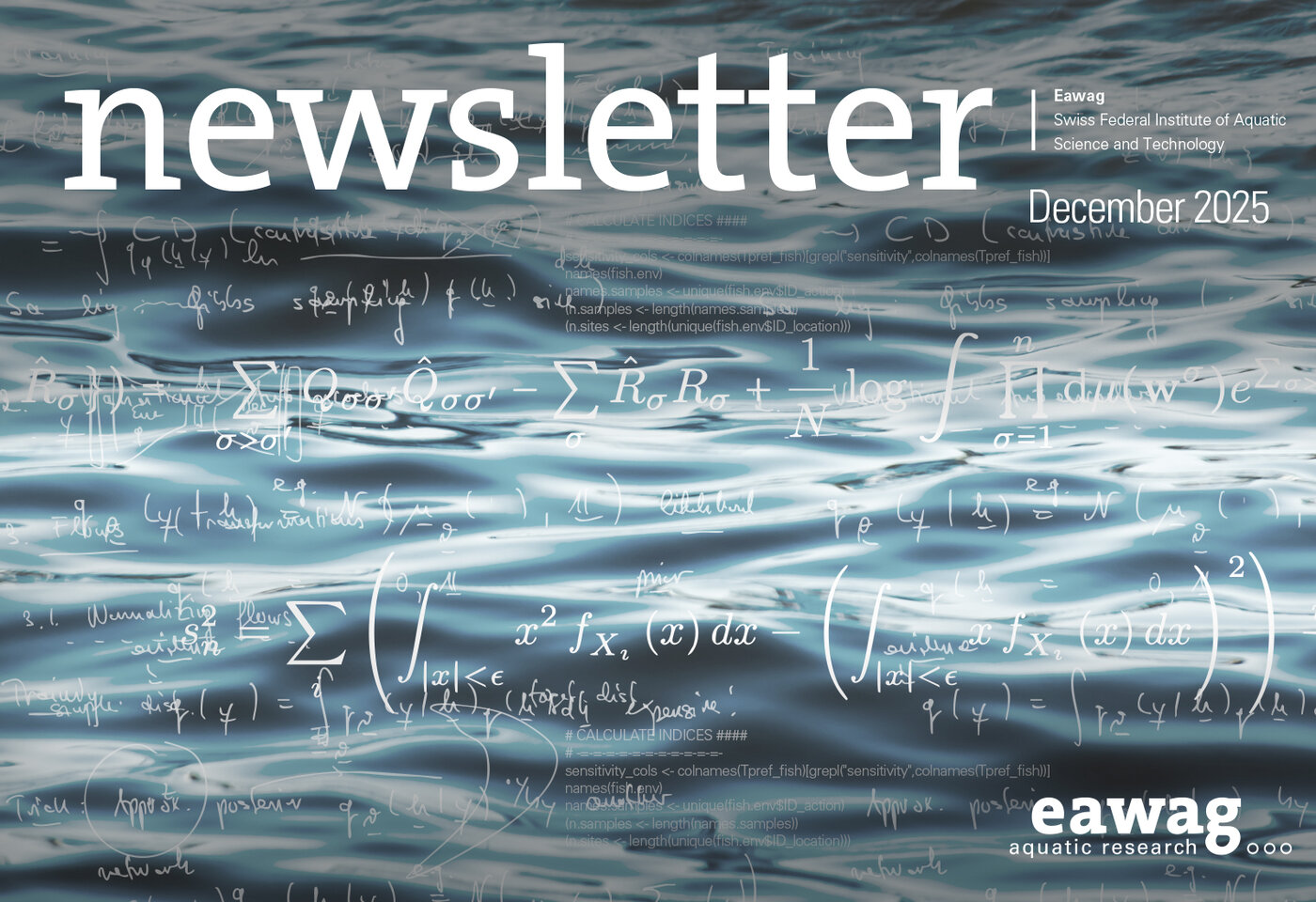 Titelbild: Techniker Andreas Taverna und Technikerin Danina Schmidt von der Eawag-Forschungsabteilung Fischökologie und Evolution in Kastanienbaum nehmen vom Eawag-Forschungsschiff «Perca» aus Wasserproben im Vierwaldstättersee. Dafür senken sie eine Schröderflasche langsam auf 20 Meter ab und ziehen sie rasch wieder hoch. Dabei sammelt sich pro Meter Wassertiefe eine definierte Menge Wasser in der Flasche. Mit diesen Mischproben lassen sich zum Beispiel wichtige Daten zur Algenzusammensetzung erheben und somit die Produktivität des Sees analysieren. (Foto: Alessandro della Bella)  