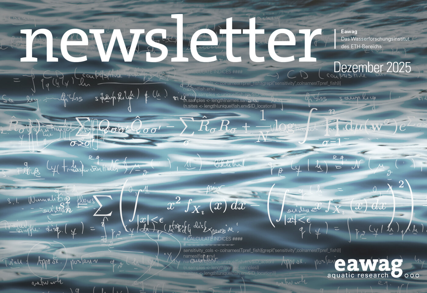 Titelbild: Techniker Andreas Taverna und Technikerin Danina Schmidt von der Eawag-Forschungsabteilung Fischökologie und Evolution in Kastanienbaum nehmen vom Eawag-Forschungsschiff «Perca» aus Wasserproben im Vierwaldstättersee. Dafür senken sie eine Schröderflasche langsam auf 20 Meter ab und ziehen sie rasch wieder hoch. Dabei sammelt sich pro Meter Wassertiefe eine definierte Menge Wasser in der Flasche. Mit diesen Mischproben lassen sich zum Beispiel wichtige Daten zur Algenzusammensetzung erheben und somit die Produktivität des Sees analysieren. (Foto: Alessandro della Bella)  